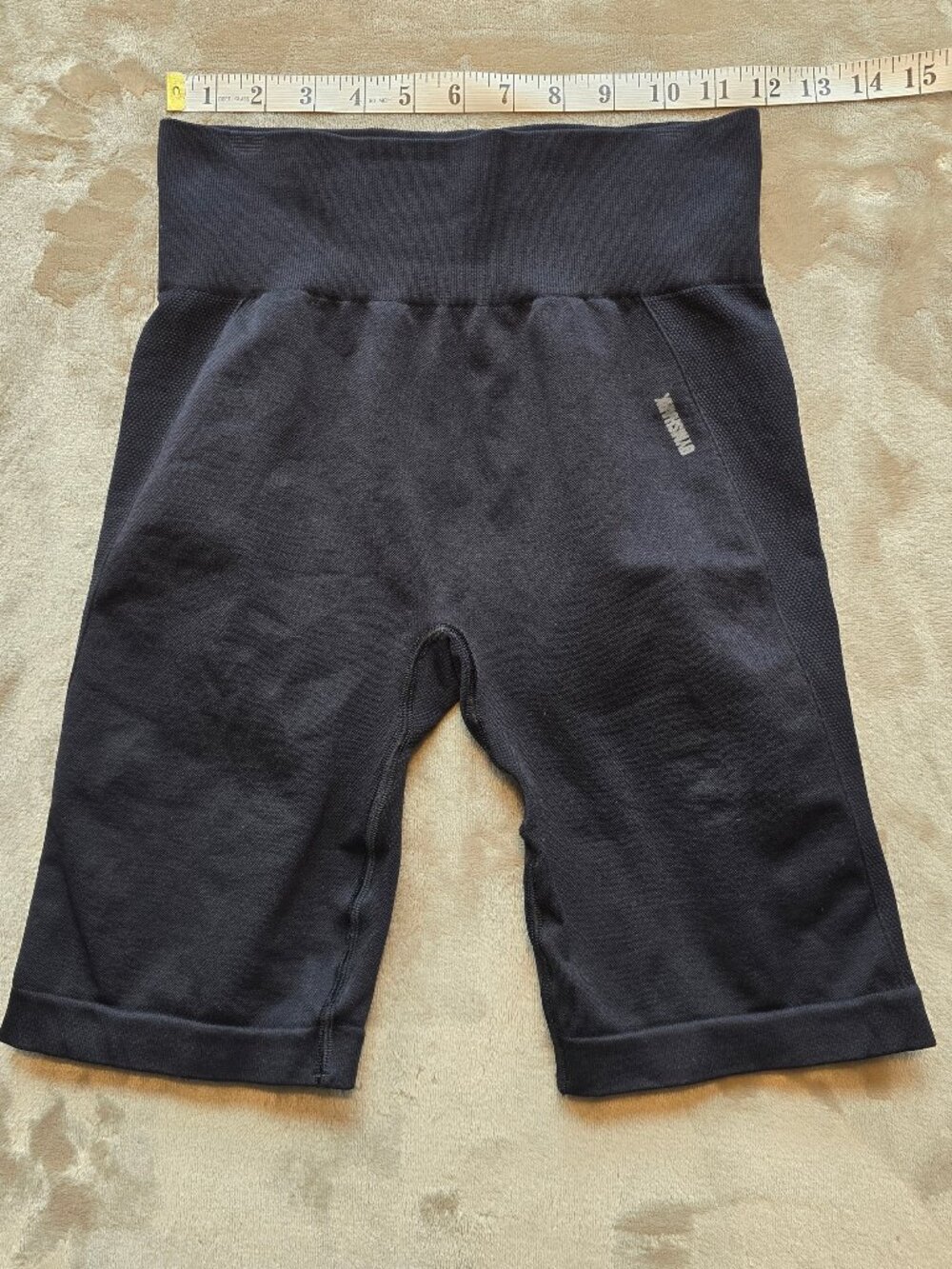 Gymshark Flex Seamless Cycling Shorts - Black - Size Medium